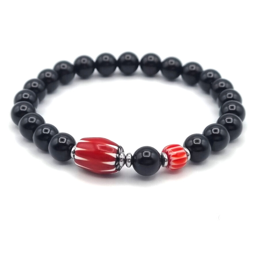 ARMBAND Onyx poliert